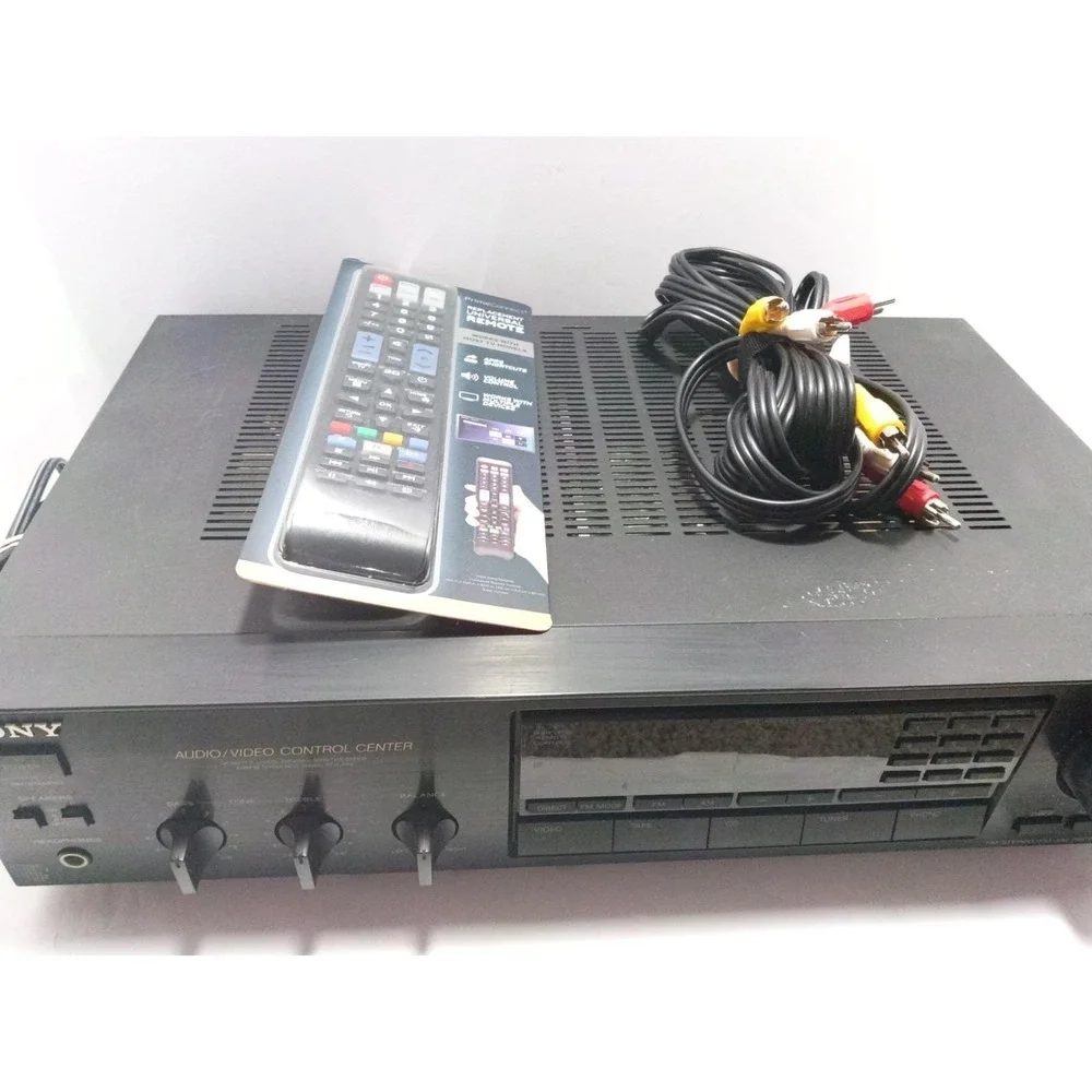 Sony STR-AV320 FM/AM/Video AV Control Center 2 Channel Stereo Receiver Tested